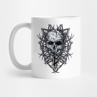 SKULL ARTWORK WITH "B" Mug